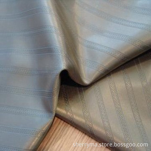 Kain taffeta jacquard lapisan poliester modis baru